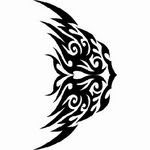 タトゥーシール　トライバル(タトゥー・刺青シール)